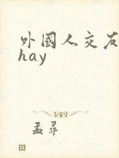 外国人交友软件hay