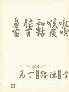 鼻腔和喉咙连接处有粘痰吃什么药