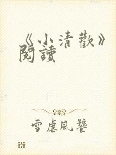 《小清欢》免费阅读