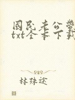 国民老公带回家txt全本下载