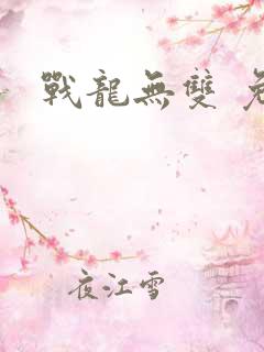 战龙无双 免费
