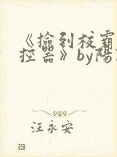 《捡到校霸的遥控器》by阳阳