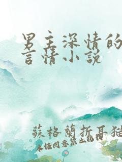 男主深情的现代言情小说