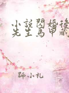 小说闪婚后,傅先生马甲藏不住了免费