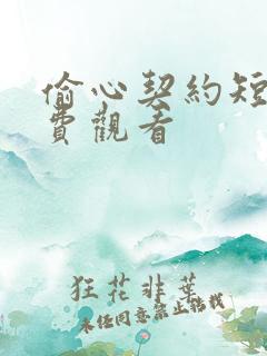 偷心契约短剧免费观看