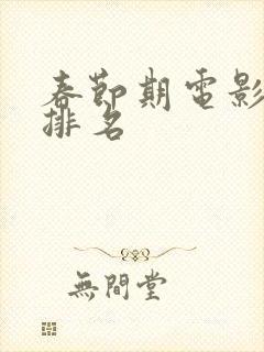 春节期电影票房排名