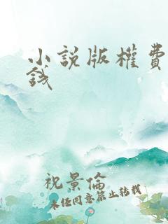 小说版权费多少钱