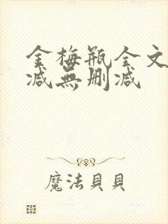 金梅瓶全文无删减无删减