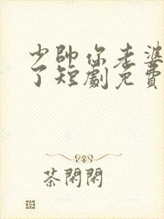 少帅你老婆又跑了短剧免费观看高清