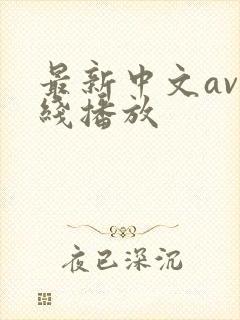 最新中文av在线播放