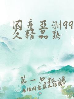 国产亚洲99久久精品熟