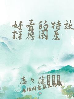好看的特效大片推荐国产