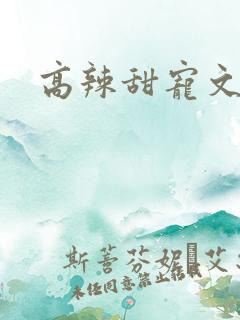 高辣甜宠文推荐