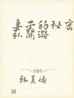 妻子的秘密乐正弘关璐