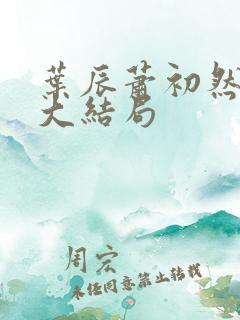 叶辰萧初然完结大结局