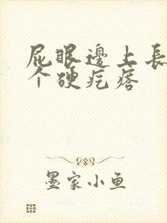 屁眼边上长了一个硬疙瘩