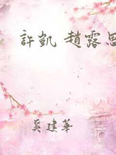 许凯 赵露思