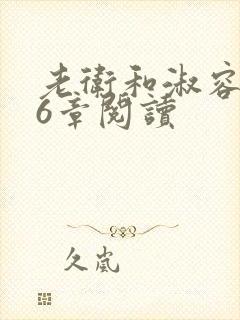 老卫和淑容的66章阅读