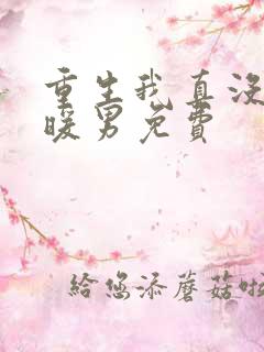 重生我真没想当暖男免费