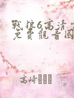 战狼6高清完整免费观看国语