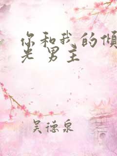 你和我的倾城时光 男主