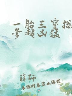 一胎三宝总裁爹爹超凶猛
