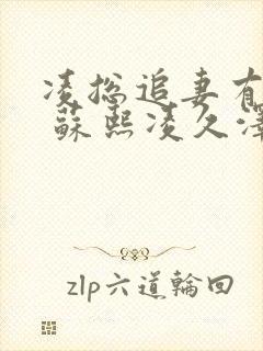 凌总追妻有点甜 苏熙凌久泽