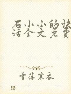 石小小的快乐生活全文免费阅读
