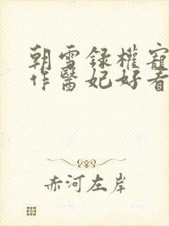 朝雪录权宠之仵作医妃好看么