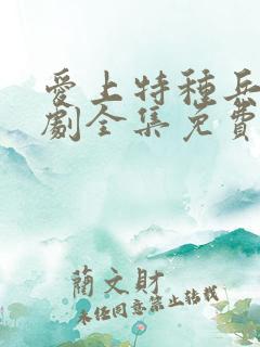 爱上特种兵电视剧全集免费收看