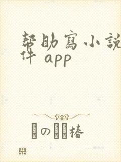 帮助写小说的软件 app