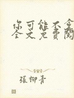 你可能不会爱我全文免费阅读