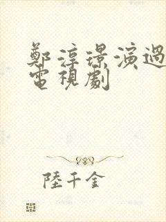 郑淳璟演过哪些电视剧