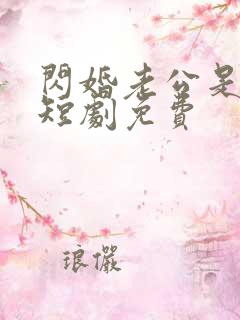闪婚老公是总裁短剧免费