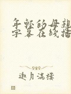 年轻的母亲中文字幕在线播放