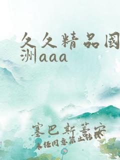 久久精品国产亚洲aaa
