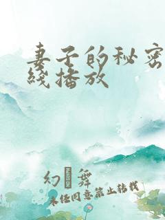 妻子的秘密 在线播放