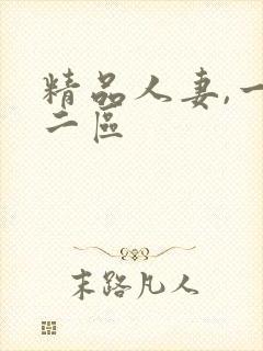 精品人妻,一区二区