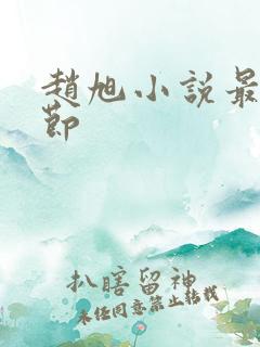 赵旭小说最新章节