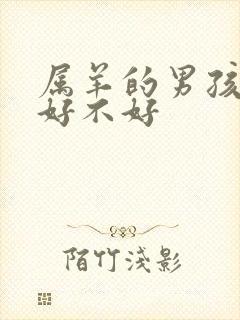 属羊的男孩子命好不好