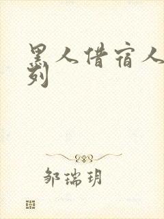 黑人借宿人妻系列