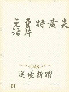 免费特黄夫妻生活片