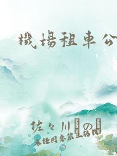机场租车公司