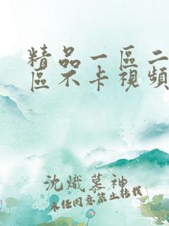 精品一区二区三区不卡视频