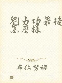 刘力功最后结局怎么样