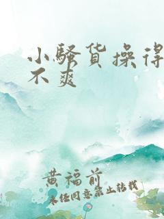 小骚货操得你爽不爽