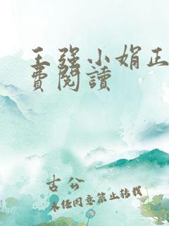 王强小娟正版免费阅读