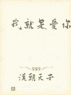 我就是爱你