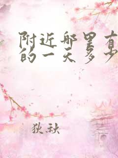 附近哪里有租车的一天多少钱?