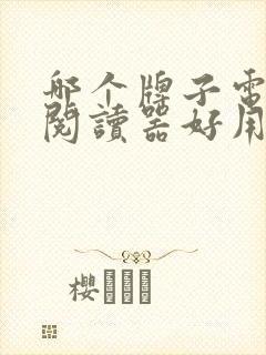 哪个牌子电子书阅读器好用